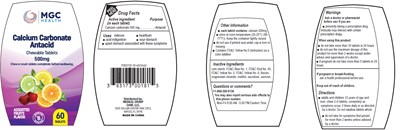 Image Description (500 mg mgc Antacid Af)